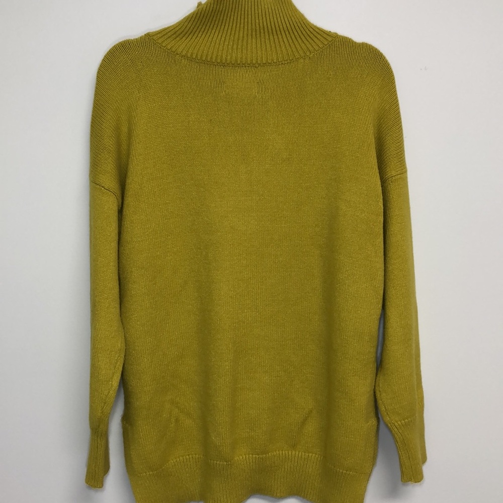 Maeve by Anthropologie Crystal Tunic Sweater Yellow Small - Picture 5 of 9